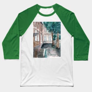 Odessa courtyard. Ukraine. Baseball T-Shirt